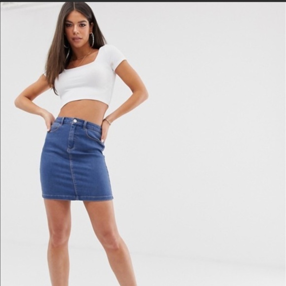 Misguided 90s style skirt